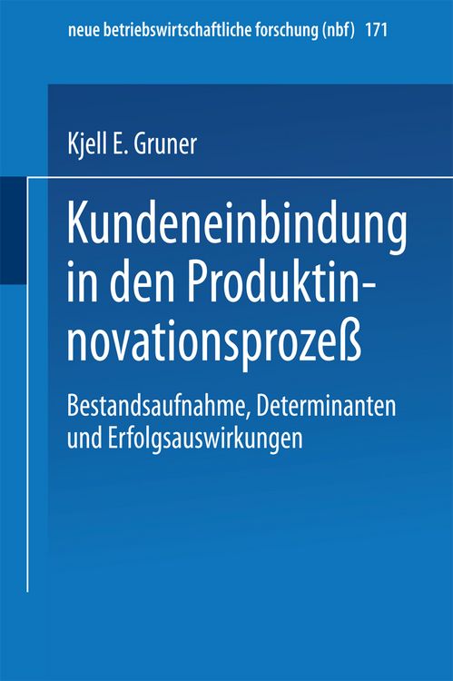 Produktbild: Kundeneinbindung in den Produktinnovationsproze&szlig;