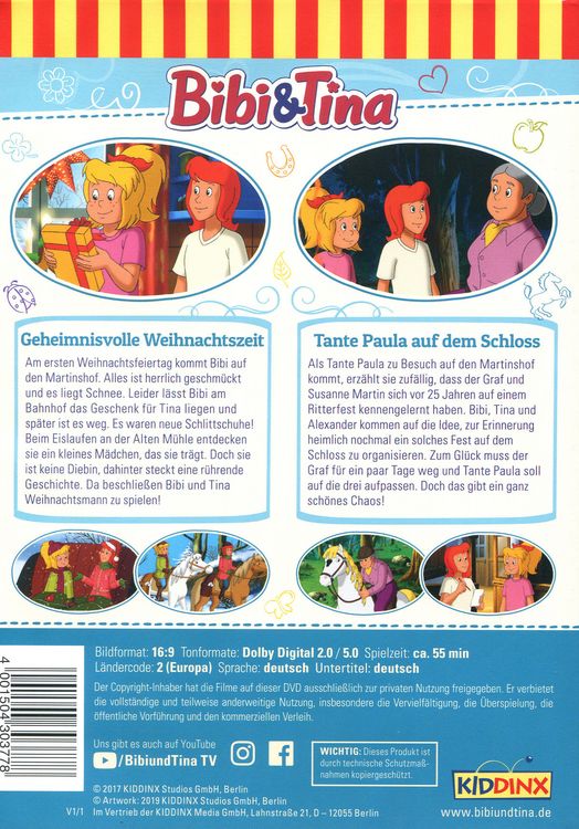 Produktbild: Bibi und Tina - Geheimnisvolle Weihnachtszeit/Tante Paula auf dem Schloss