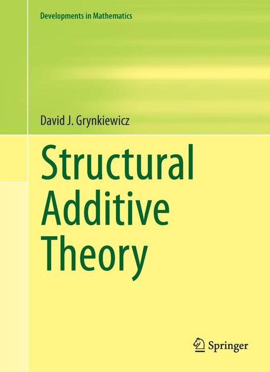 Produktbild: Structural Additive Theory