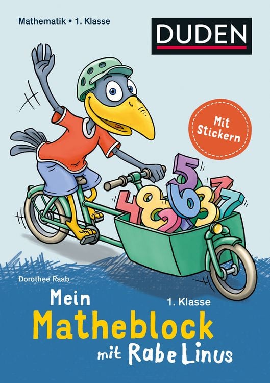 Produktbild: Mein Matheblock mit Rabe Linus - 1. Klasse