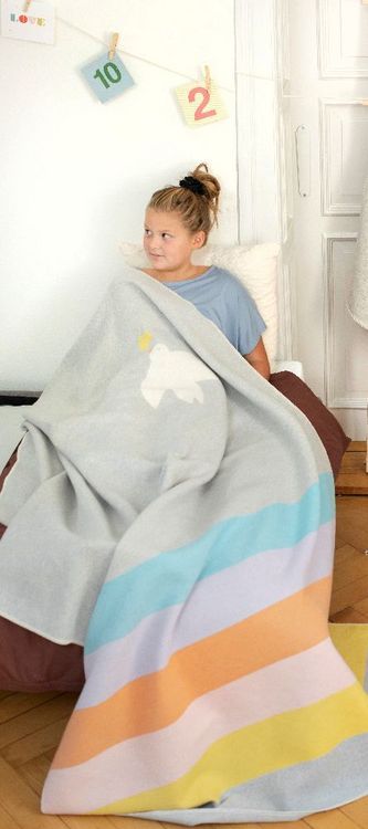 Produktbild: Fussenegger Kinderdecke "Regenbogen" filz