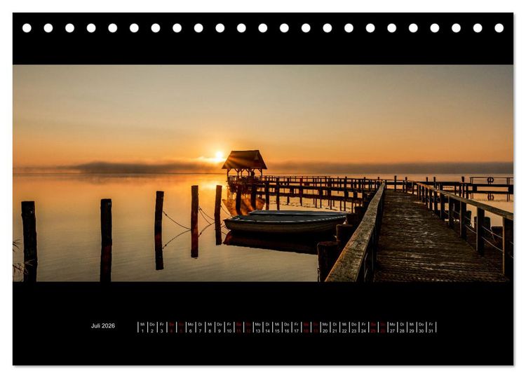 Produktbild: Ostholstein - Land und Wasser zwischen Sonnenauf- und Sonnenuntergang (Tischkalender 2026 DIN A5 quer), CALVENDO Monatskalender