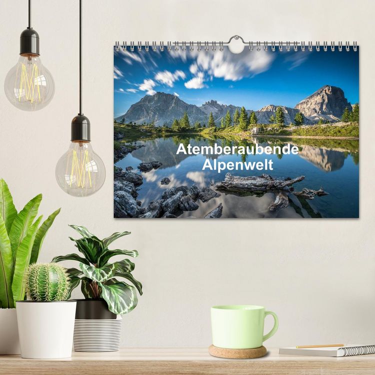 Produktbild: Atemberaubende Alpenwelt (Wandkalender 2026 DIN A4 quer), CALVENDO Monatskalender