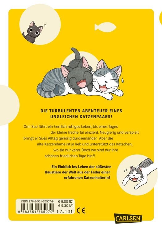 Produktbild: Kleiner Tai & Omi Sue - S&uuml;&szlig;e Katzenabenteuer 1