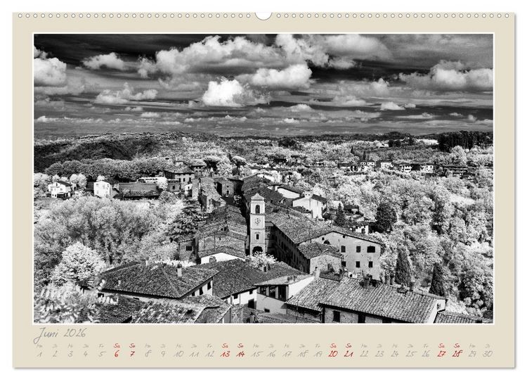 Produktbild: Toskana - Pisa und seine Umgebung (hochwertiger Premium Wandkalender 2026 DIN A2 quer), Kunstdruck in Hochglanz
