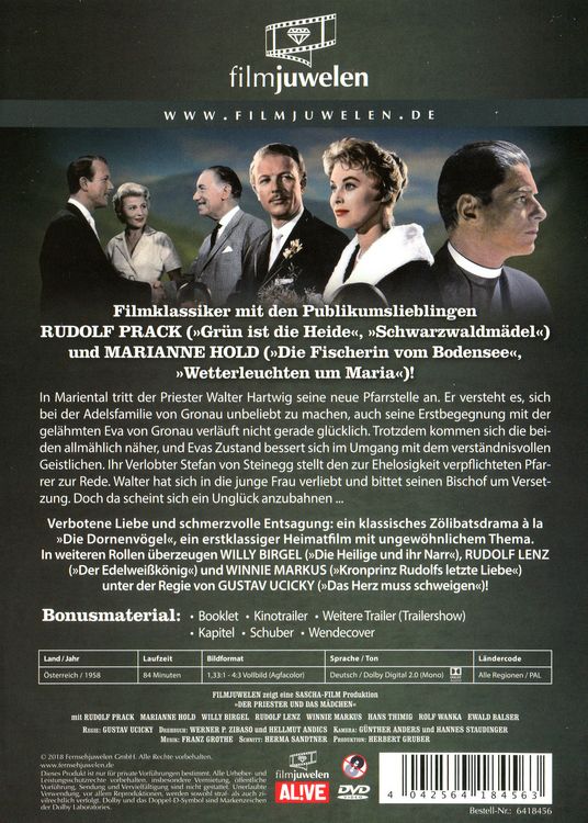 Produktbild: Der Priester und das M&auml;dchen - filmjuwelen