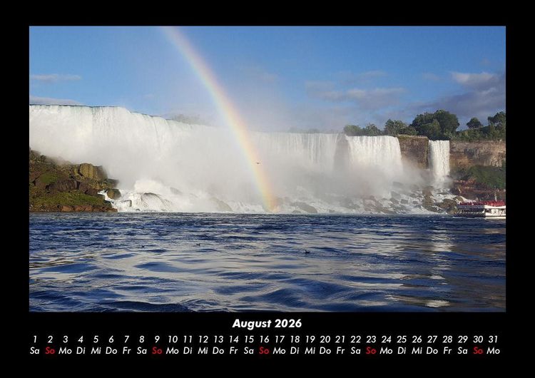 Produktbild: Wasserf&auml;lle 2026 Fotokalender DIN A3