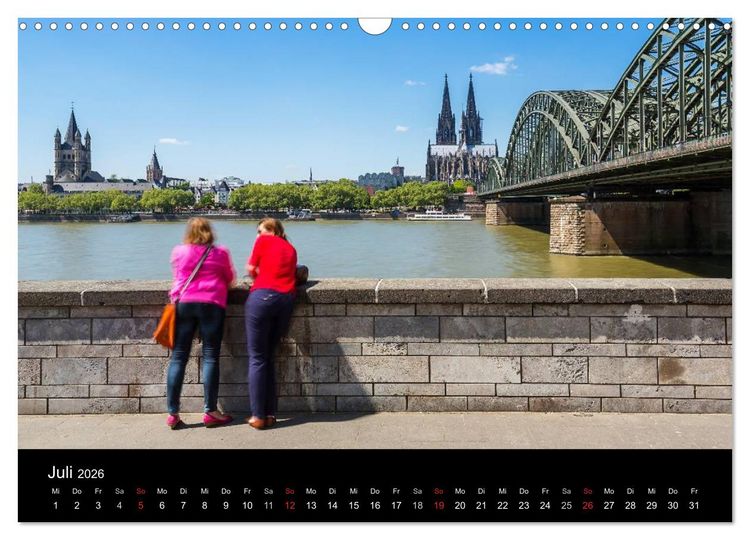 Produktbild: K&ouml;lner - Blickwinkel (Wandkalender 2026 DIN A3 quer), CALVENDO Monatskalender