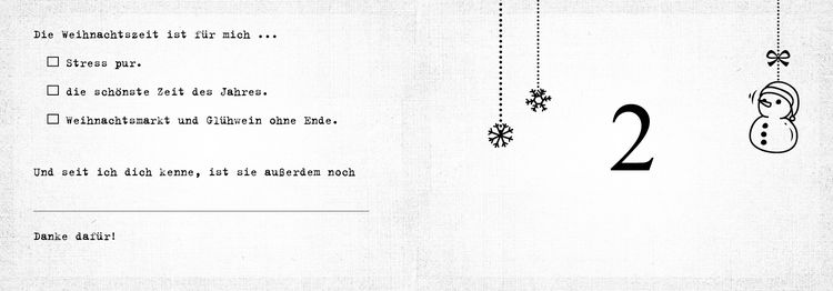 Produktbild: Was ich an dir mag &ndash; Adventskalender
