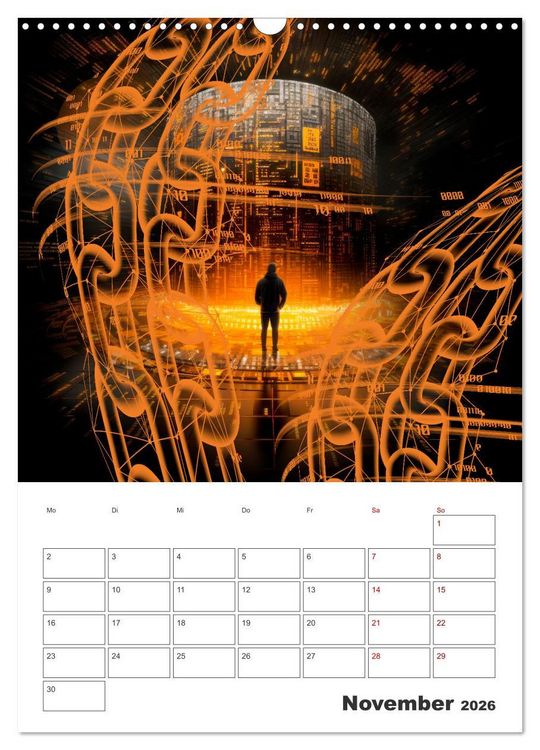 Produktbild: KRYPTO Cooler Terminplaner (Wandkalender 2026 DIN A3 hoch), CALVENDO Monatskalender