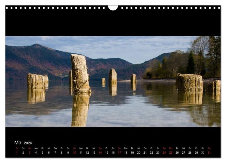 Produktbild: Alpenrand zwischen Isar und Lech (Wandkalender 2026 DIN A3 quer), CALVENDO Monatskalender