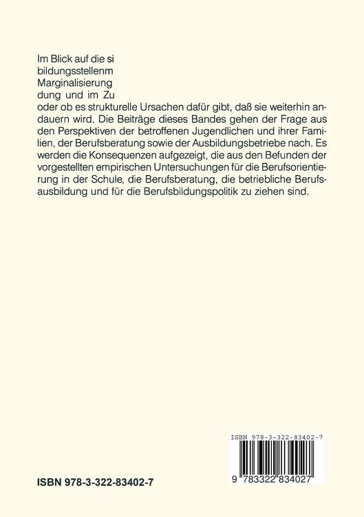 Produktbild: Ausl&auml;ndische Jugendliche in der Berufsausbildung