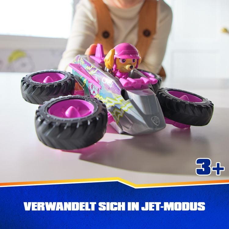 Produktbild: PAW Patrol Rescue Wheels - Skyes Flug-Monstertruck mit Verwandlung in Jet-Modus und Skye Hundefigur