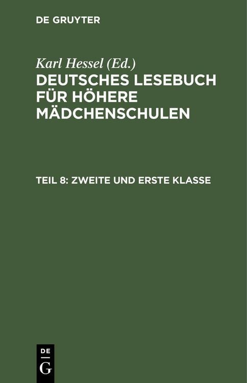 Produktbild: Zweite und Erste Klasse