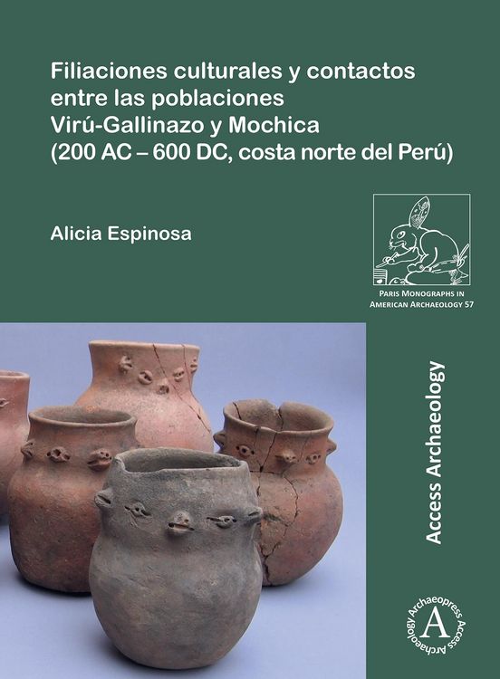 Produktbild: Filiaciones culturales y contactos entre las poblaciones Vir&uacute;-Gallinazo y Mochica (200 AC - 600 DC, costa norte del Per&uacute;)