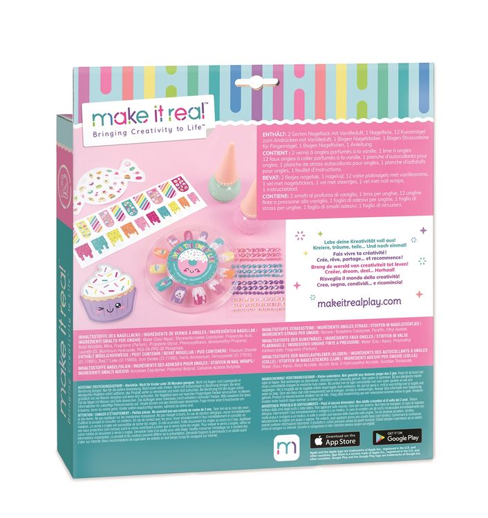 Produktbild: MAKE IT REAL - S&uuml;ssigkeiten Nagelset