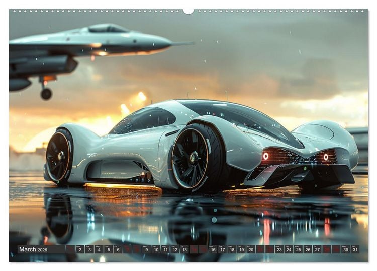 Produktbild: Fast, noble, elegant (High Quality Premium Wall Calendar 2026 DIN A2 landscape),CALVENDO 12 Month Wall Calendar