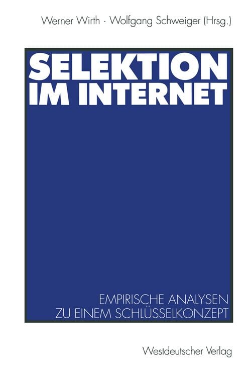 Produktbild: Selektion im Internet