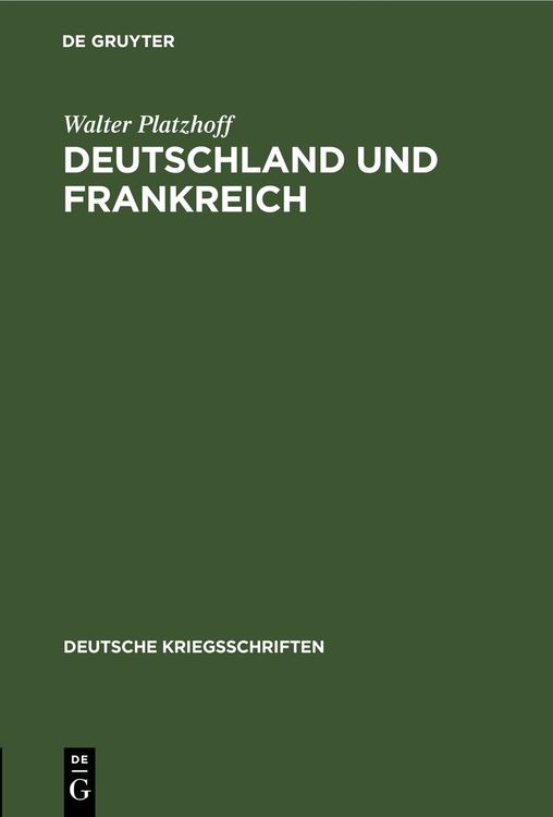Produktbild: Deutschland und Frankreich