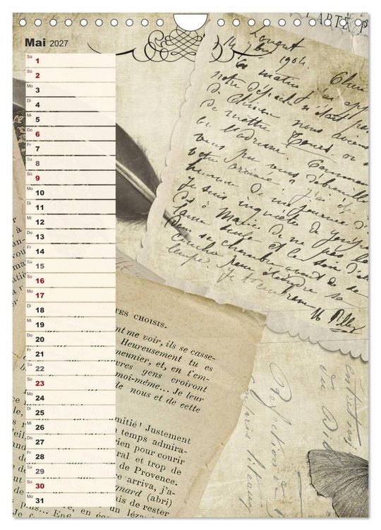 Produktbild: Vintage Welten (Wandkalender 2027 DIN A4 hoch), CALVENDO Monatskalender
