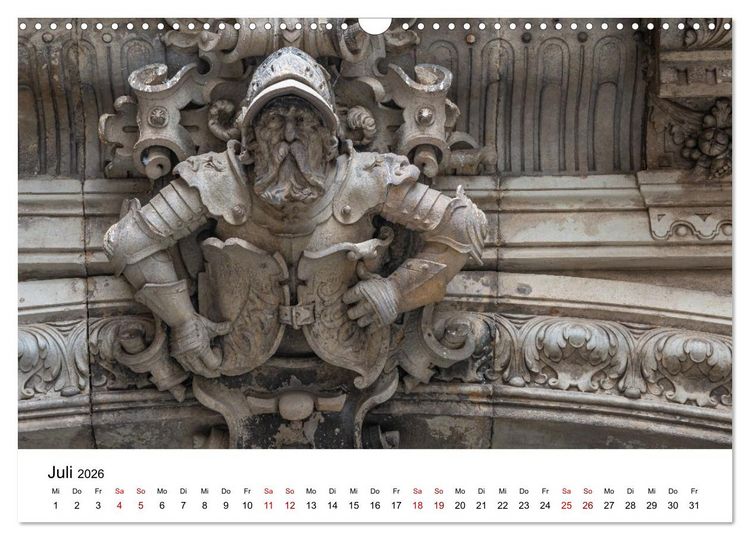 Produktbild: Dresden, Pure Eleganz an der Elbe (Wandkalender 2026 DIN A3 quer), CALVENDO Monatskalender