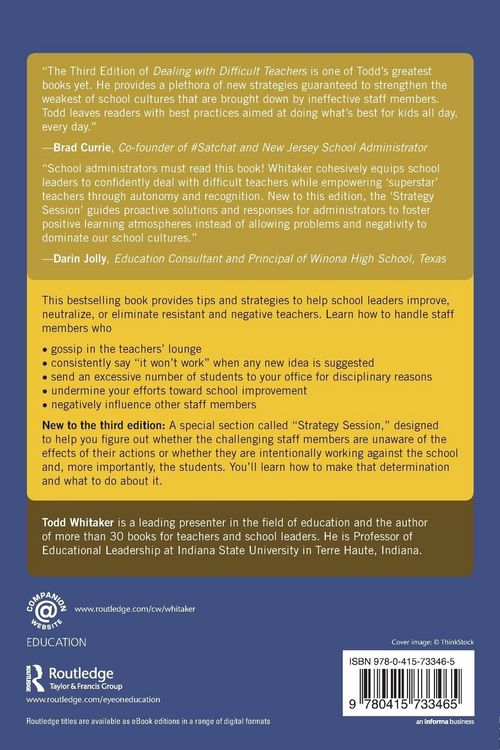 Produktbild: Dealing with Difficult Teachers
