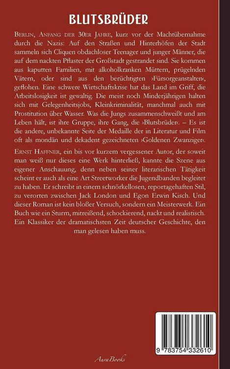 Produktbild: Ernst Haffner: Blutsbr&uuml;der