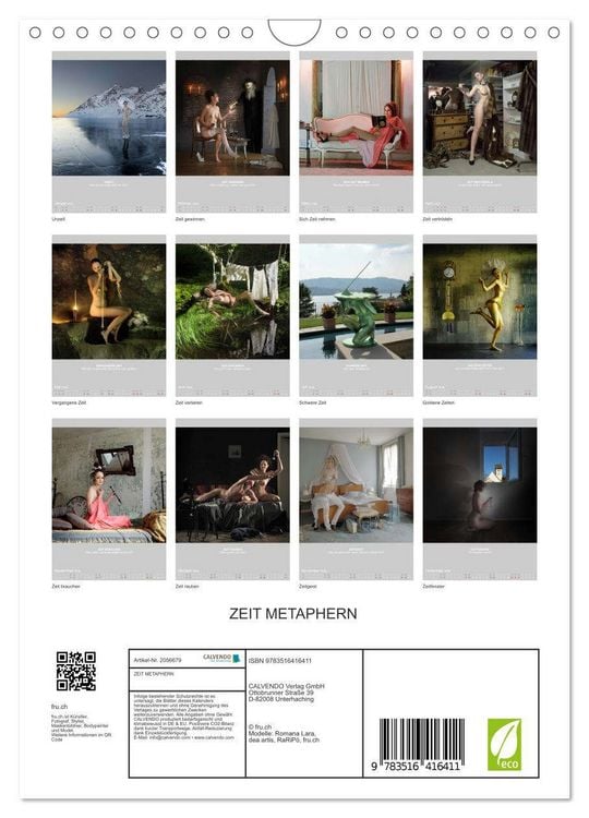 Produktbild: ZEIT METAPHERN (Wandkalender 2026 DIN A4 hoch), CALVENDO Monatskalender