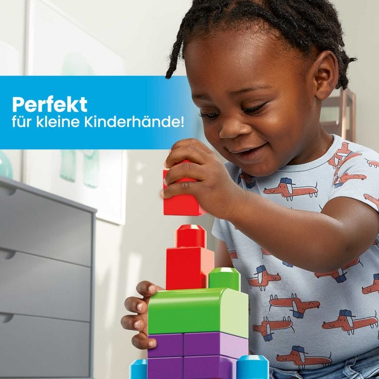 Produktbild: Mega Bloks Bausteinebeutel bunt (60 Teile)