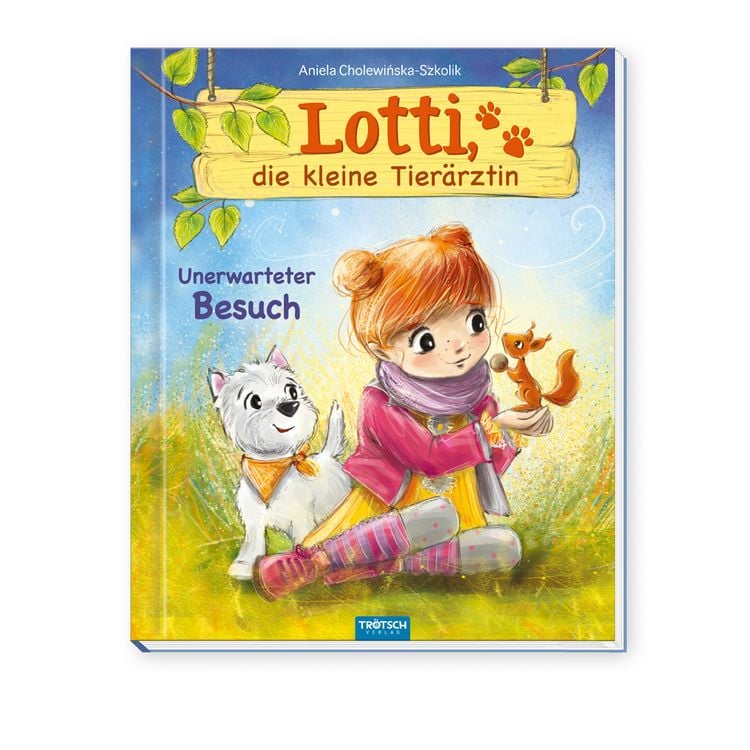 Produktbild: TR&Ouml;TSCH - Lotti, die kleine Tier&auml;rztin "Unerwarteter Besuch" | Liebevoll illustriertes Kinderbuch &uuml;ber Lotti und ihre tierischen Patienten. Kinderbuch &uuml;ber Umgang mit Tieren | Ab 6 Jahren