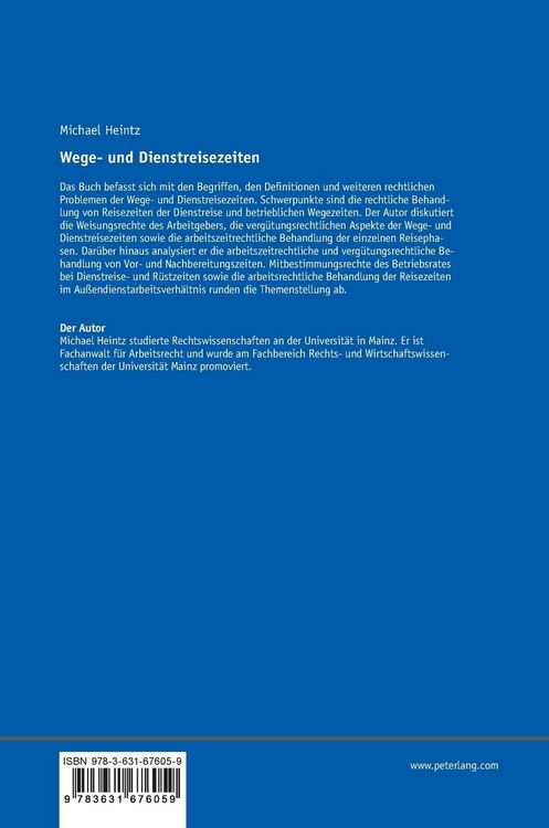 Produktbild: Wege- und Dienstreisezeiten