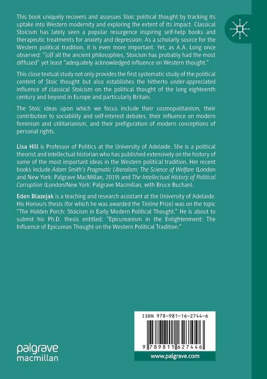 Produktbild: Stoicism and the Western Political Tradition