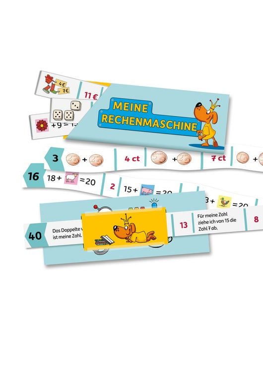 Produktbild: Meine &Uuml;bungsstreifen Rechnen lernen &ndash; 1. Klasse: Zahlen bis 20