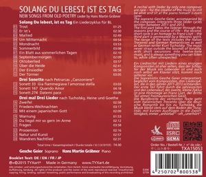 Produktbild: Solang du lebest,ist es Tag-Liederzyklus