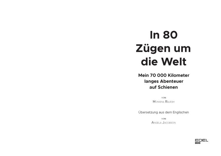 Produktbild: In 80 Z&uuml;gen um die Welt