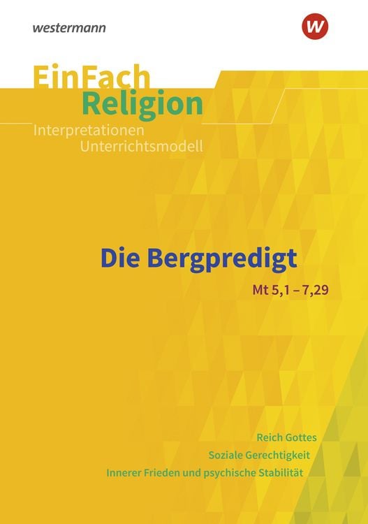Bild vom Artikel Bergpredigt. EinFach Religion vom Autor René Adamek