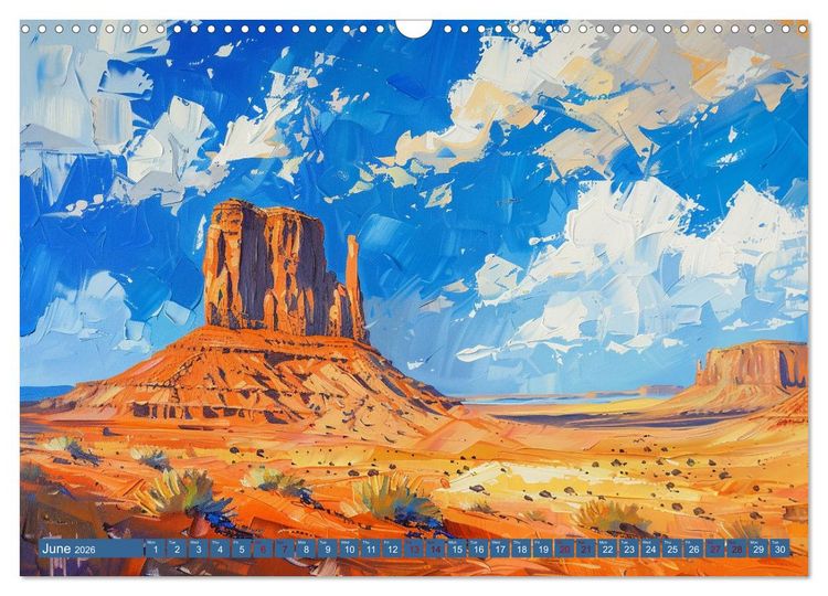 Produktbild: Patriotic Art Collection (Wall Calendar 2026 DIN A3 landscape), CALVENDO 12 Month Wall Calendar