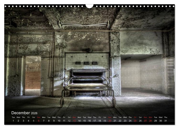 Produktbild: Lost Places HDR Beelitz II (Wall Calendar 2026 DIN A3 landscape), CALVENDO 12 Month Wall Calendar