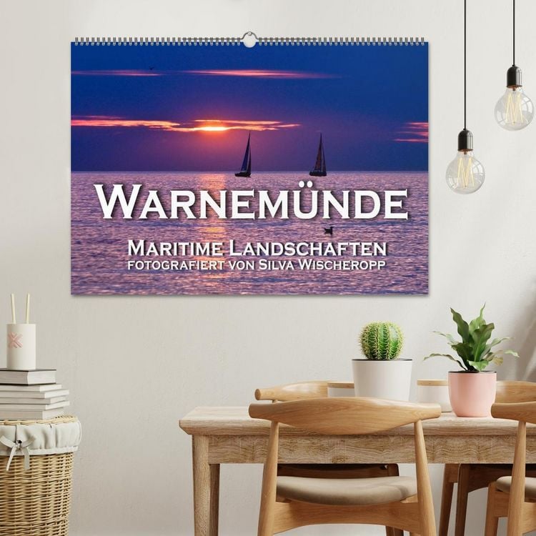 Produktbild: Warnem&uuml;nde - Maritime Landschaften (Wandkalender 2026 DIN A2 quer), CALVENDO Monatskalender