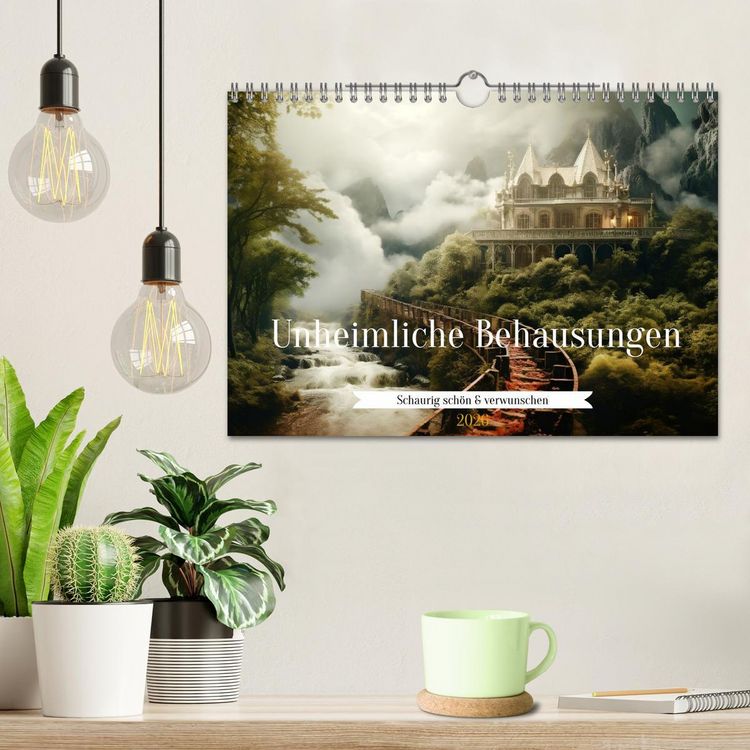 Produktbild: Unheimliche Behausungen (Wandkalender 2026 DIN A4 quer), CALVENDO Monatskalender