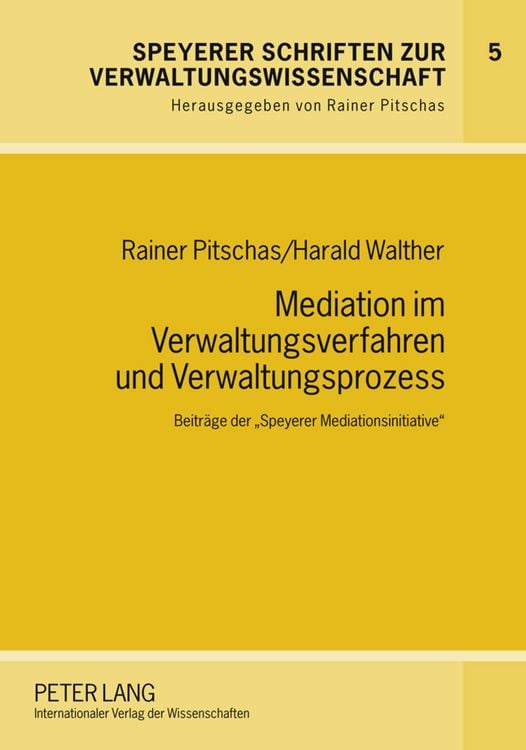 Produktbild: Mediation im Verwaltungsverfahren und Verwaltungsprozess
