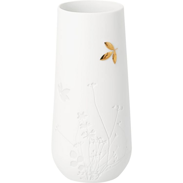 Produktbild: Goldblatt Vase D.6cm, H.12,8cm