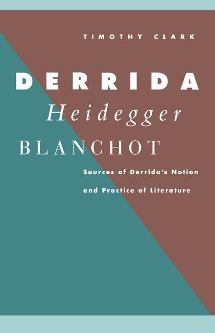 Produktbild: Derrida, Heidegger, Blanchot