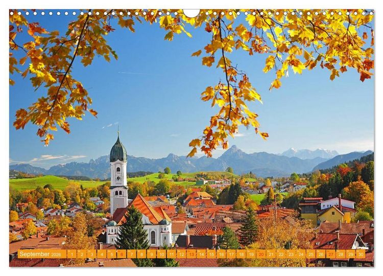 Produktbild: Kirchen und Kapellen in Bayern (Wandkalender 2026 DIN A3 quer), CALVENDO Monatskalender