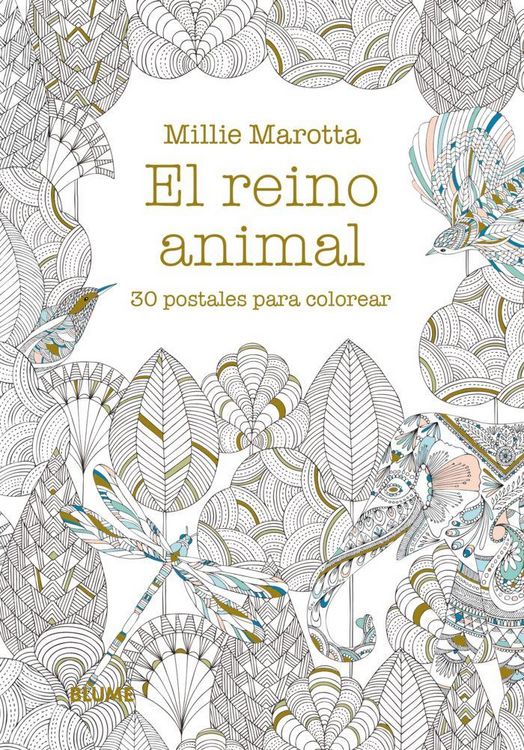 Produktbild: Postales : el reino animal : 30 postales para colorear