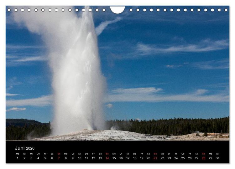Produktbild: Wyoming & South Dakota (Wandkalender 2026 DIN A4 quer), CALVENDO Monatskalender