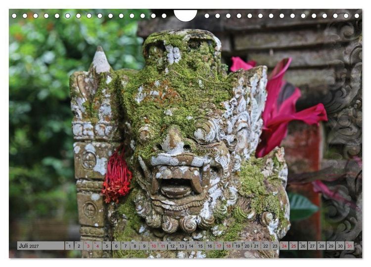 Produktbild: Bali - Tempelw&auml;chter und D&auml;monen (Wandkalender 2027 DIN A4 quer), CALVENDO Monatskalender