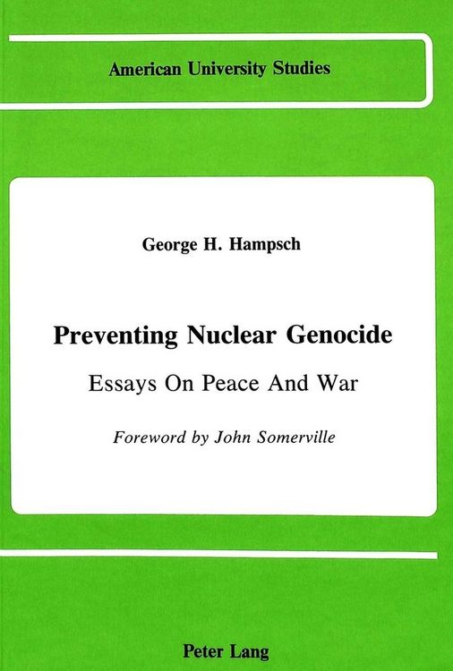 Produktbild: Preventing Nuclear Genocide