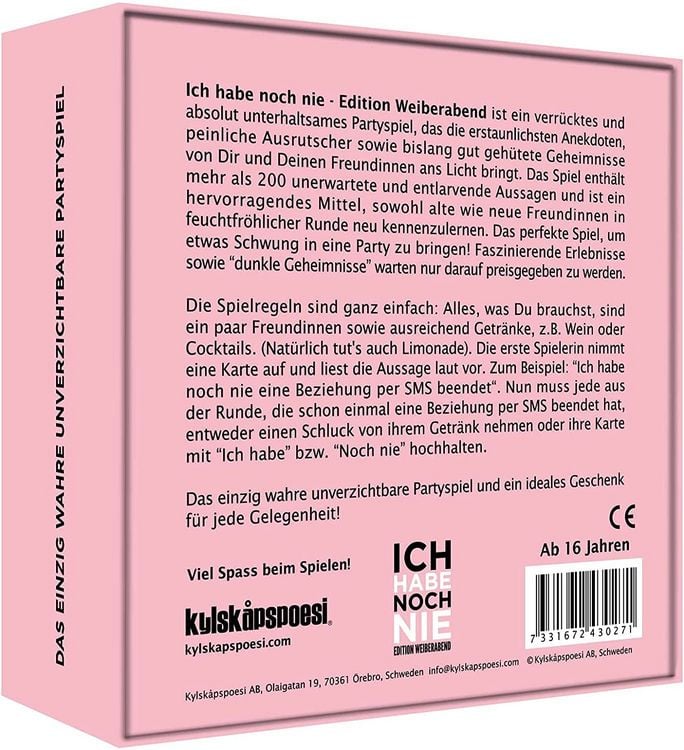 Produktbild: Ich habe noch nie - Weiberabend