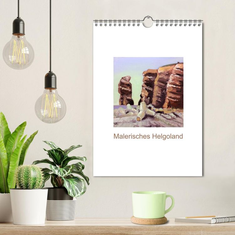 Produktbild: Malerisches Helgoland (Wandkalender 2026 DIN A4 hoch), CALVENDO Monatskalender